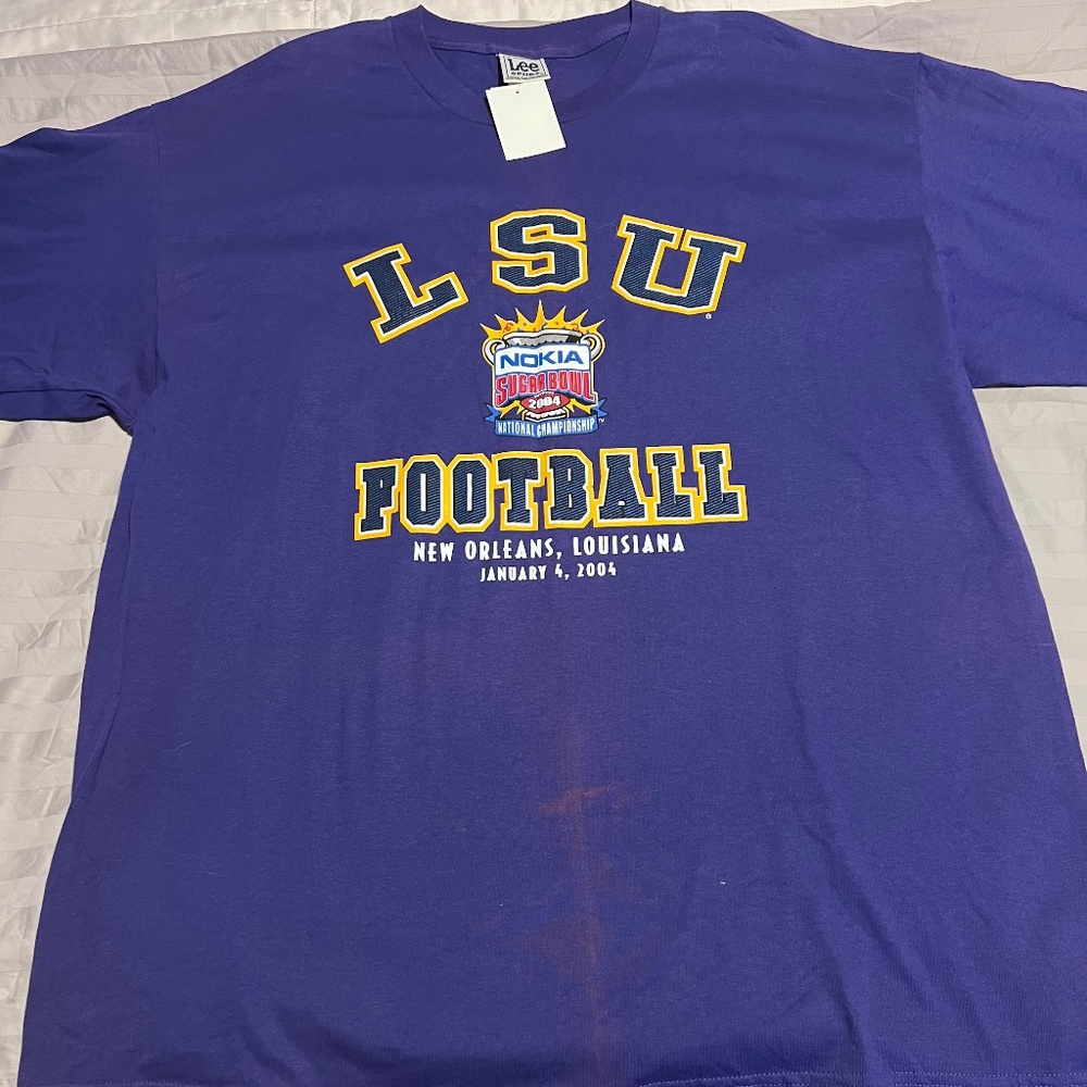 Lee Sport LSU Tigers Sugar Bowl 2004 Shirt - Mens Size XXL